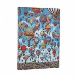 Paperblanks diary 12-Month 2027 daily midi  13x18cm, 432  pages,softcover Balloon Festival