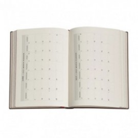 Paperblanks diary 12-Month 2027 weekly Verso  midi  13x18cm, 176  pages, hardcover Anemone, William Kilburn