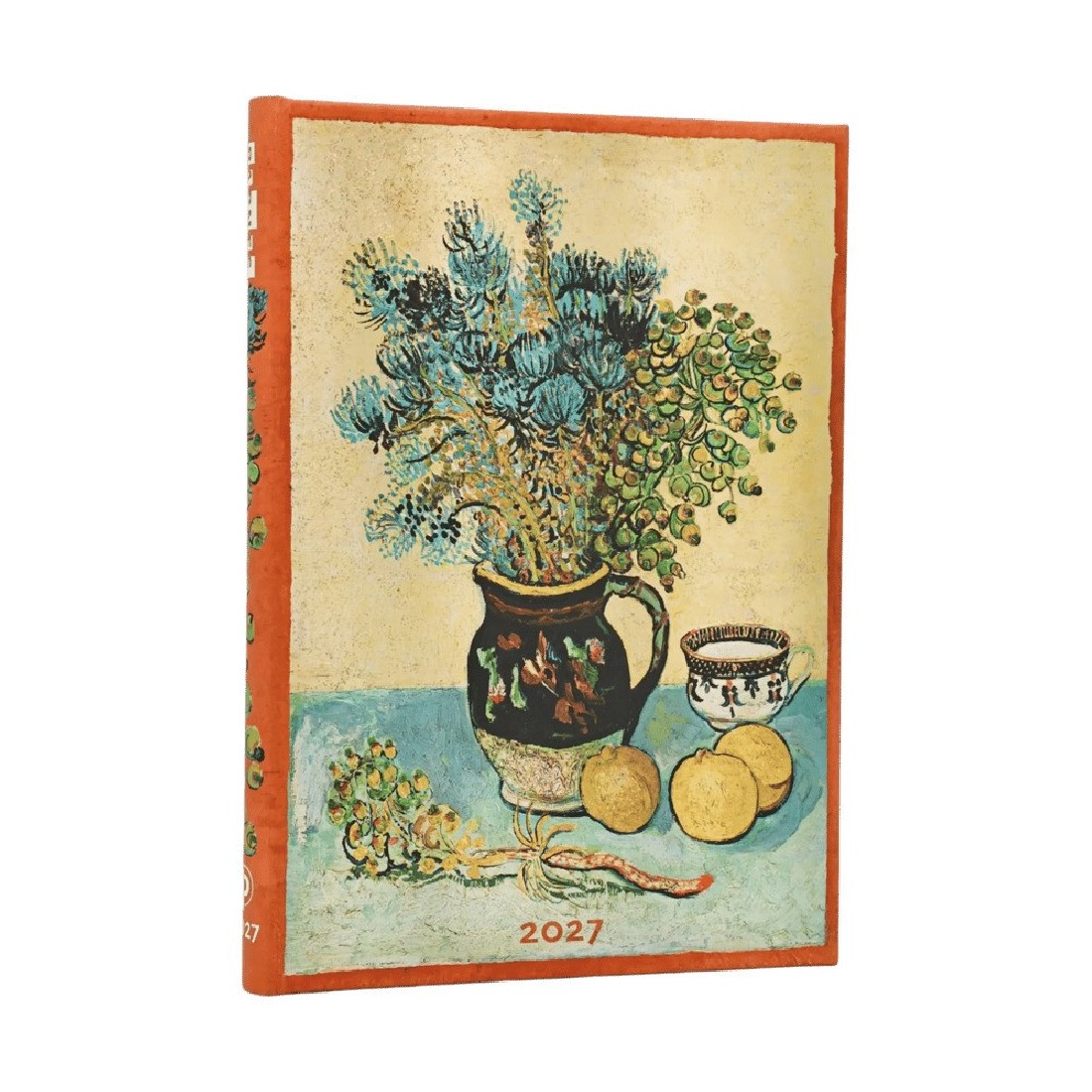 Paperblanks diary 12-Month 2027 weekly Horizontal midi  13x18cm, 176  pages, hardcover Van Goghs Still Life