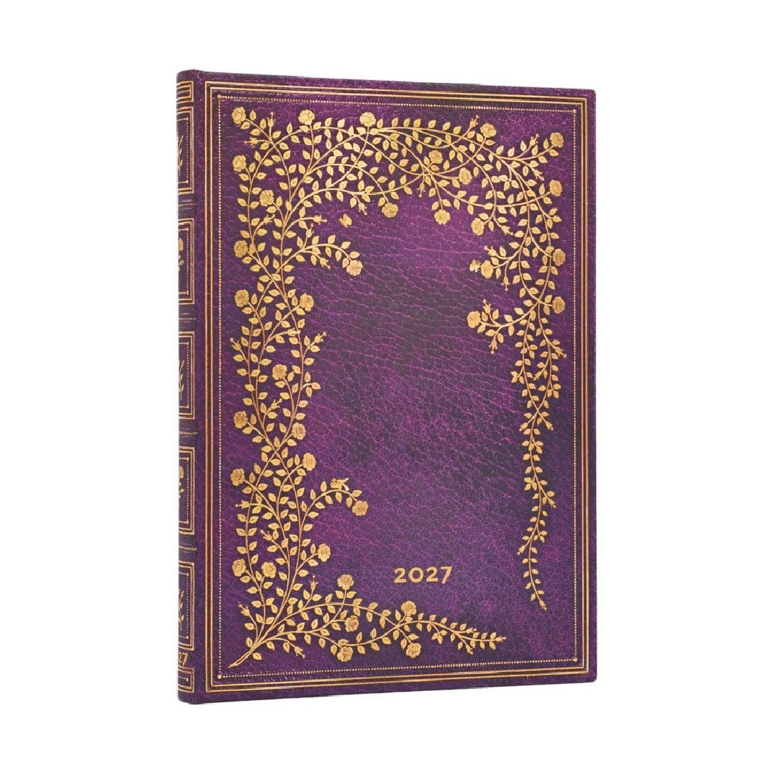 Paperblanks diary 12-Month 2027 weekly Vertical midi  13x18cm, 176  pages, hardcover New York Rose