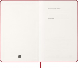 Moleskine Classic Planner 2027 Large 17x25cm, Weekly, soft cover, 12 months, Scarlet Red