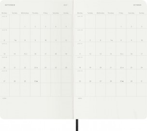 Moleskine Classic Planner 2027 Large 17x25cm, Weekly, soft cover, 12 months, Black