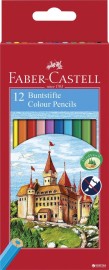 Faber Castell Classic Colour pencil cardboard wallet of 12 pieces 120112