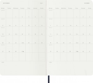 Moleskine Classic Planner 2027 Large 17x25cm, Weekly, soft cover, 12 months, Sapphire Blue