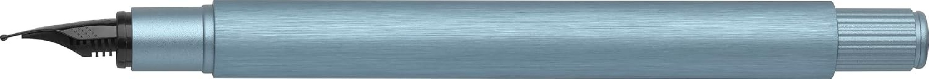 Faber Castell Fountain Pen NEO Slim Aluminium Serenity Blue 146180