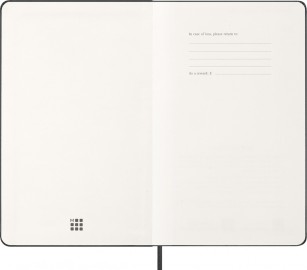 Moleskine Classic Planner 2027 Large 13x21 Weekly, hard cover, 12 months, Black