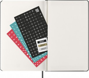 Moleskine Classic Planner 2027 Large 13x21 Weekly, hard cover, 12 months, Black