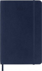 Moleskine Classic Planner 2027 Pocket 9x14cm Daily, soft cover, 12 months, Sapphire Blue