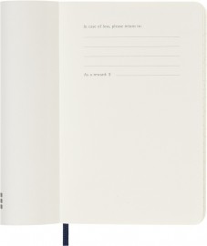 Moleskine Classic Planner 2027 Pocket 9x14cm Daily, soft cover, 12 months, Sapphire Blue