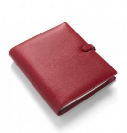 Filofax Organiser A5 Finsbury Leather Scarlet Red 022394