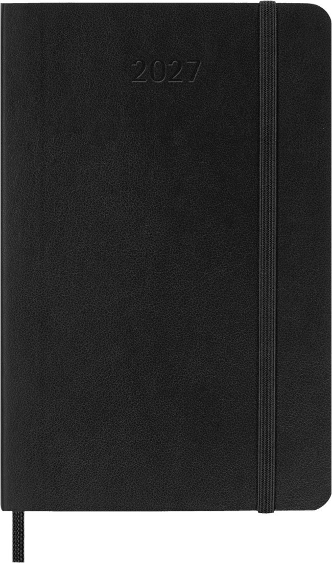 Moleskine Classic Planner 2027 Pocket 9x14cm  Daily, soft cover, 12 months, Black