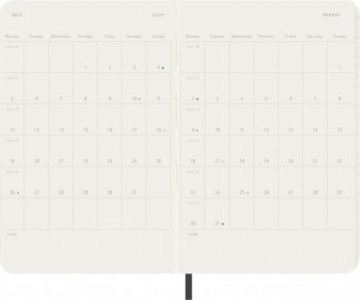 Moleskine Classic Planner 2027 Pocket 9x14cm  Daily, soft cover, 12 months, Black