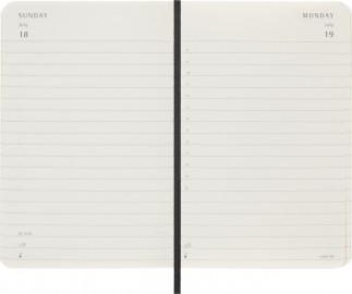 Moleskine Classic Planner 2027 Pocket 9x14cm  Daily, soft cover, 12 months, Black