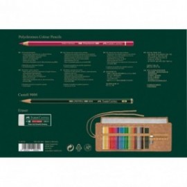 Faber Castell Polychromos set of 30 pencils with pencil roll 110030