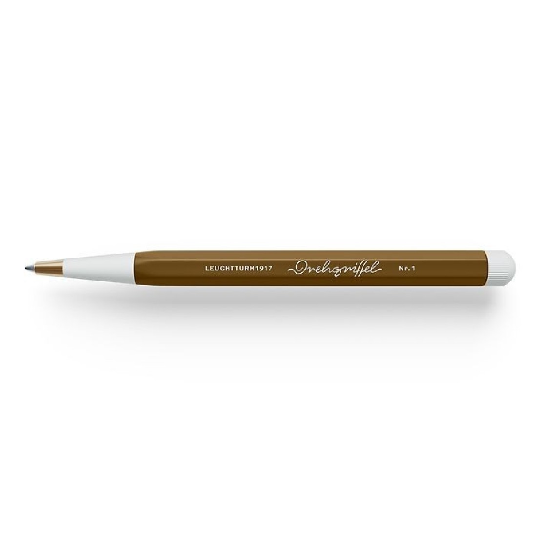 Leuchtturm 1917 Drehgriffel Nr.1  Spice Brown Ballpoint pen, with royal blue ink