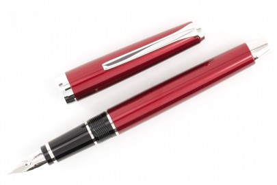 Pilot Falcon Elabo 14k Metal Red  Fountain Pen