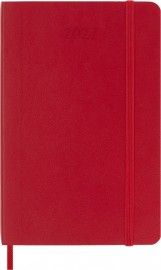 Moleskine Classic Planner 2027 Pocket 9x14cm  Daily, soft cover, 12 months, scarlet red