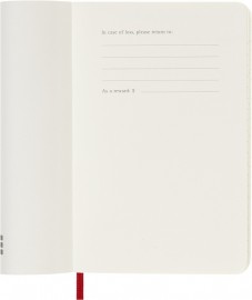 Moleskine Classic Planner 2027 Pocket 9x14cm  Daily, soft cover, 12 months, scarlet red