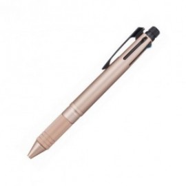 Uni Jetstream 4&1 Metal Edition, 0.5mm Ballpoint Pen (Black, Red, Blue, Green) and 0.5mm Mechanical Pencil, Rose Gold MSXE-52000A-05.74