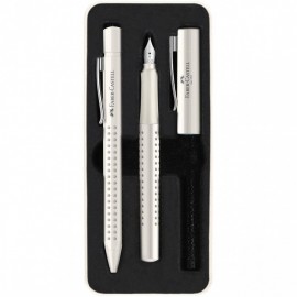 Faber Castell Fountain pen & ballpen set Grip 2010 coconut milk 201527