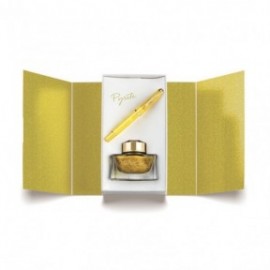 Pelikan Classic M200 Pyrite Special Edition Fountain Pen Ink Gift Set
