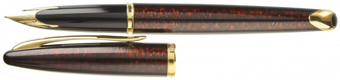Waterman Carene Amber Tortoise GT Fountain pen FP