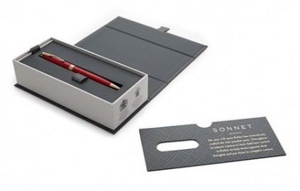 Parker Sonnet Lacque Red GT Ballpen PARK