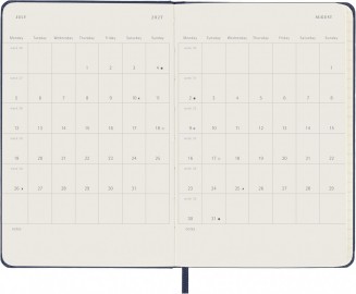 Moleskine Classic Planner 2027 Pocket 9x14cm Weekly, hard cover, 12 months, Sapphire Blue