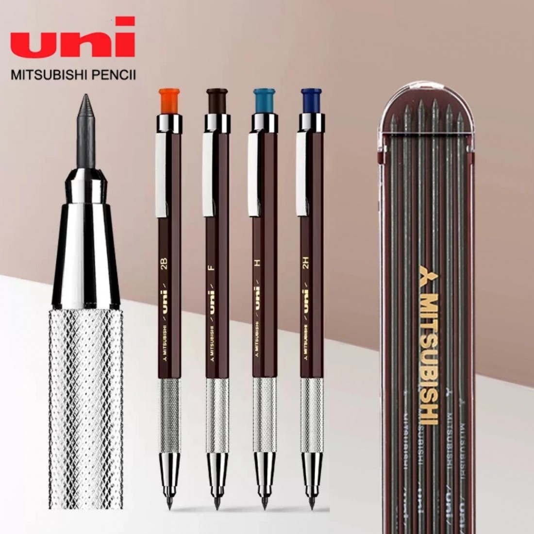 Uni Mitsubishi clutch pencil 2mm, MH-500