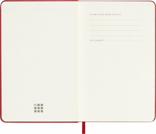 Moleskine Classic Planner 2027 Pocket 9x14cm Weekly, hard cover, 12 months, Red