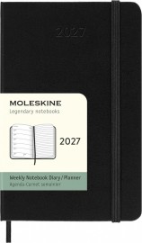 Moleskine Classic Planner 2027 Pocket 9x14cm Weekly, hard cover, 12 months, Black