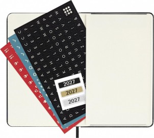 Moleskine Classic Planner 2027 Pocket 9x14cm Weekly, hard cover, 12 months, Black