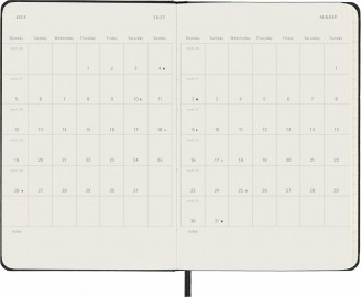Moleskine Classic Planner 2027 Pocket 9x14cm Weekly, hard cover, 12 months, Black