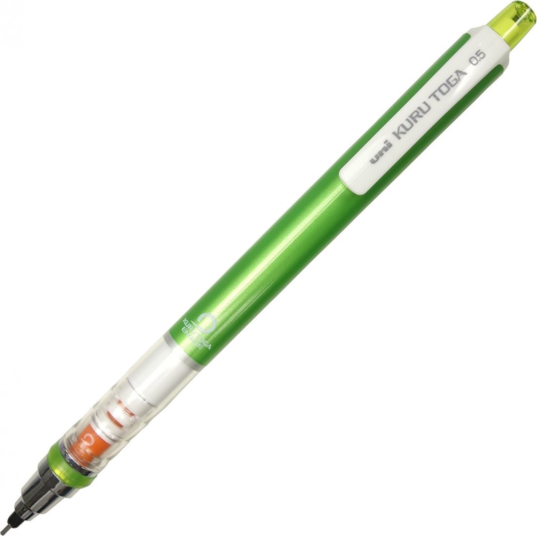 Uni Mitsubishi Mechanical pencil Kurutoga Standard  Pipe Slide Model  Green 0,5 mm, M5-450 1P.6