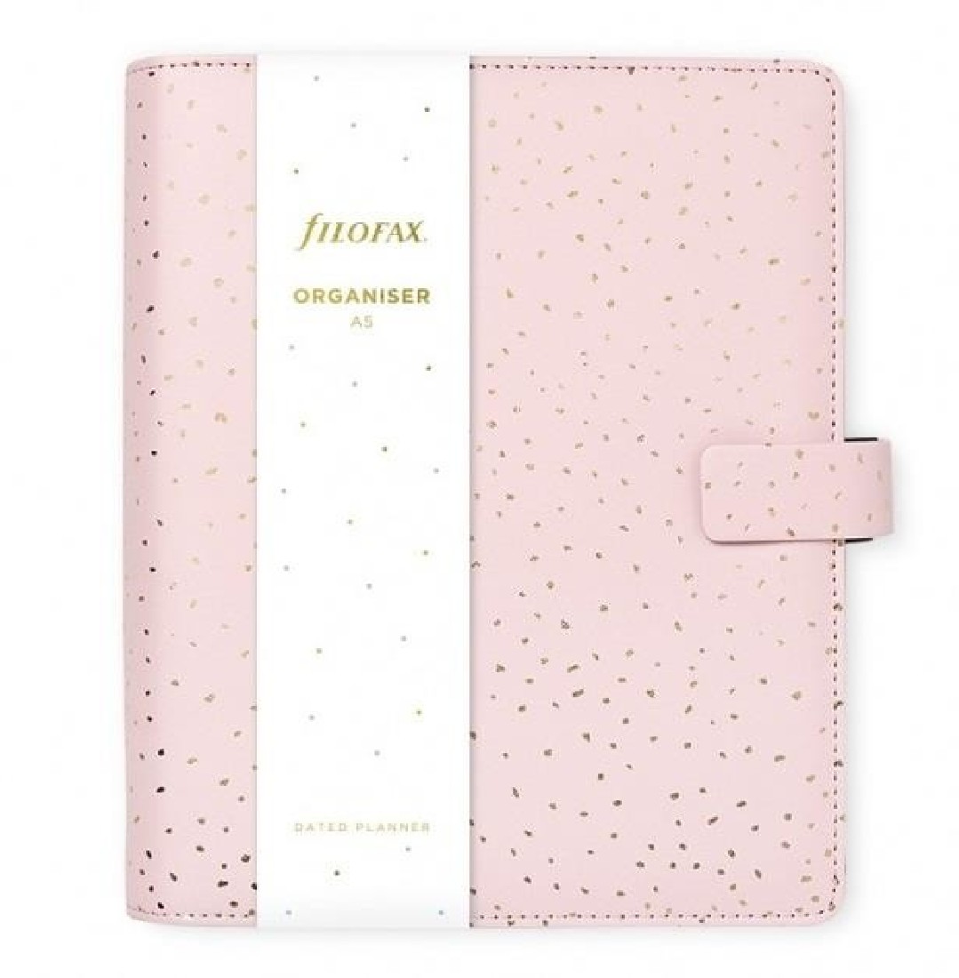 Filofax Organizer A5 Confetti Rose Quartz 028736.
