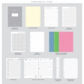 Filofax Organizer A5 Confetti Rose Quartz 028736.