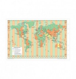 Filofax Refill Personal World Map 131904.