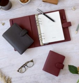Filofax Organiser A5 Norfolk Currant, 022672.