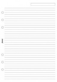 Filofax Refill A5 Organiser White Ruled Paper 343008