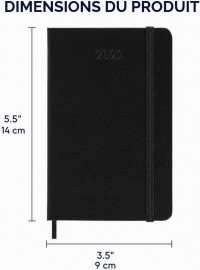 Moleskine Classic Planner 2027 Pocket 9x14cm Weekly, soft cover, 12 months, Black