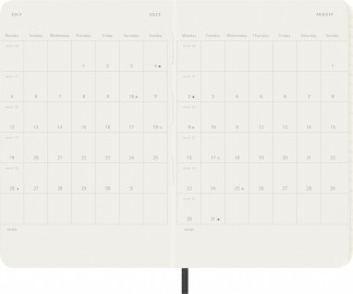 Moleskine Classic Planner 2027 Pocket 9x14cm Weekly, soft cover, 12 months, Black