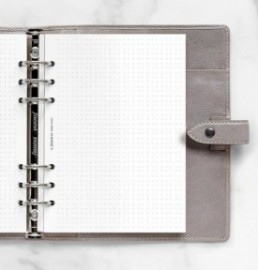Refill Organizer A5 White Dotted Paper 132620 Filofax
