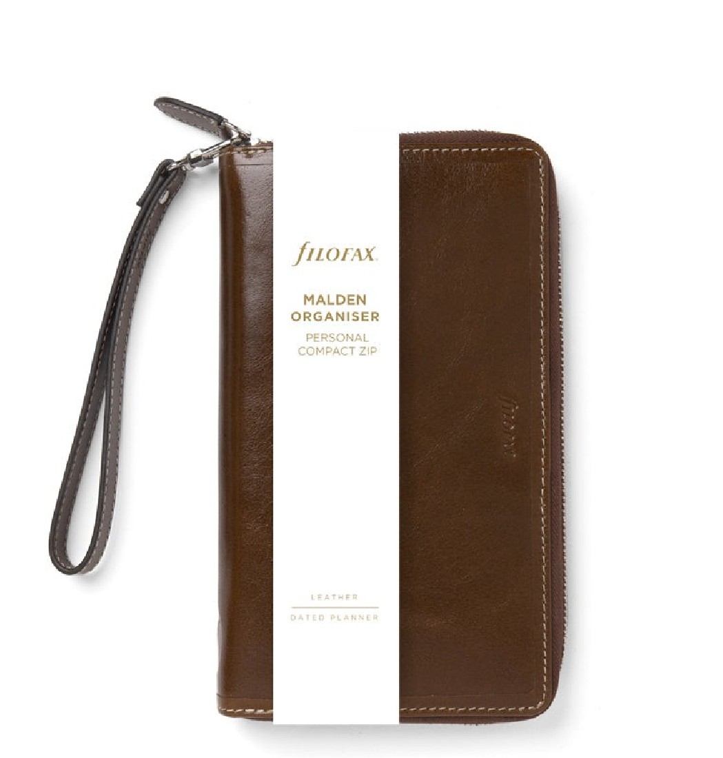 Filofax Organiser Personal Zip Malden Ochre 022704.