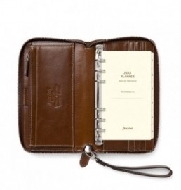 Filofax Organiser Personal Zip Malden Ochre 022704.