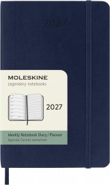 Moleskine Classic Planner 2027 Pocket 9x14cm Weekly, soft cover, 12 months, Sapphire Blue