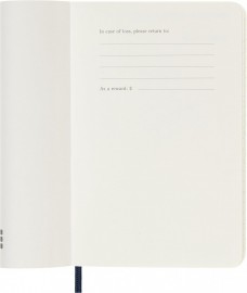 Moleskine Classic Planner 2027 Pocket 9x14cm Weekly, soft cover, 12 months, Sapphire Blue
