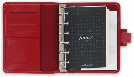 Filofax Organiser Metropol Pocket Red Modular 026962M