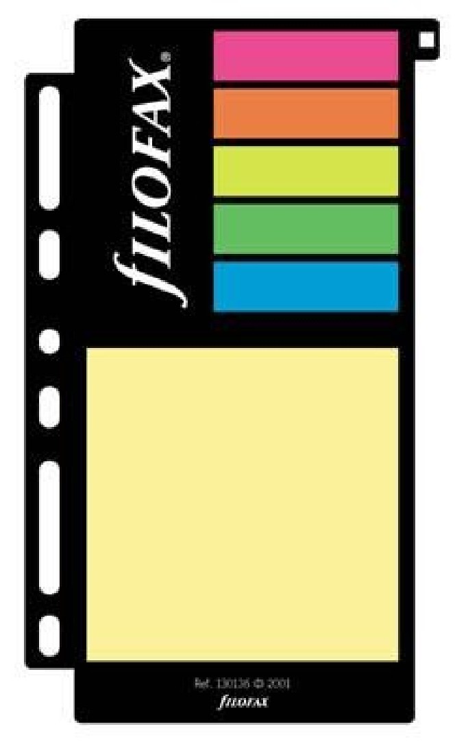 Refill Assorted Sticky Noted Large 130136 Filofax