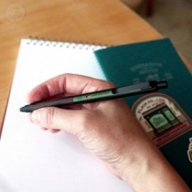 Uni Mitsubishi Kurutoga metal wood, forest green 0,5mm mechanical pencil M5KW1P.88