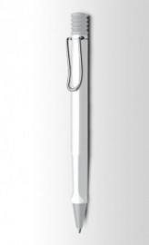 Lamy Safari Shiny White Ballpen 219